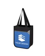 Custom Print Stylish Mini Tote Bag with Front Pocket 12" H x 9.5" W x 5.25" D