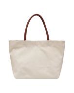 Custom Printed Eco-Friendly Cotton Canvas Tote Bag 19" W × 12" H for Daily Use