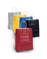Custom Retail Bags 10W x 13H Shopping Tote Glossy Paper Gift Bag