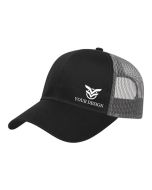 Custom Six-Panel Structured Two-Tone Mesh Back Caps 