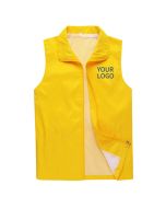 Custom Sleeveless Vest Mesh Waterproof Work Wear Uniform for Volunteer Supermarket