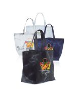 Custom Stylish Marble Design Non-Woven Tote Bag 12.75"H x 20" W
