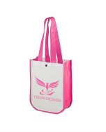 Custom Trendy Recycled Fashion Tote Bag 1.25" H x 8.5" W