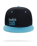 Custom Unisex Snapback Hat Two Tone Baseball Cap Flat Bill Brim Hip Hop Caps for Man and Woman
