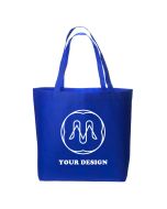 Custom Water-Resistant Polypropylene Eco-Friendly Tote Bag Large Grocery Bag 8" x 20" x 13"