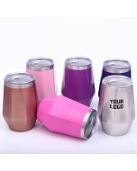 Custom Wholesale Irregular 304 Stainless Steel Double Wall Tumbler Vacuum Insulated Coffee Mug