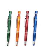 Custom Wholesale Styluses Aluminium Ballpoint Pens With Customized Logo for Company School Promotional Event