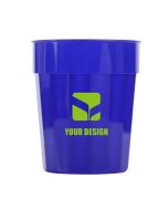 Customizable 17 Oz Fluted Stadium Cup - Durable & Versatile Promotional Drinkware