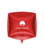 Customizable 3D Foil Cube Balloons 15"x15" with Full-Color Print