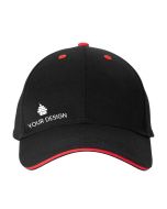 Customizable Cotton Structured Sandwich Cap Baseball Hat