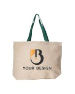 Customizable Eco-friendly Natural Cotton Canvas Tote Bag 12.5"H x 16" W