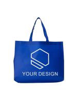 Customizable Jumbo Tote Bags in Vibrant Colors 14"H x 15.5"W x 3.5"D