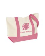 Durable Medium Snap CottonTote Bag 20" W x 13" H