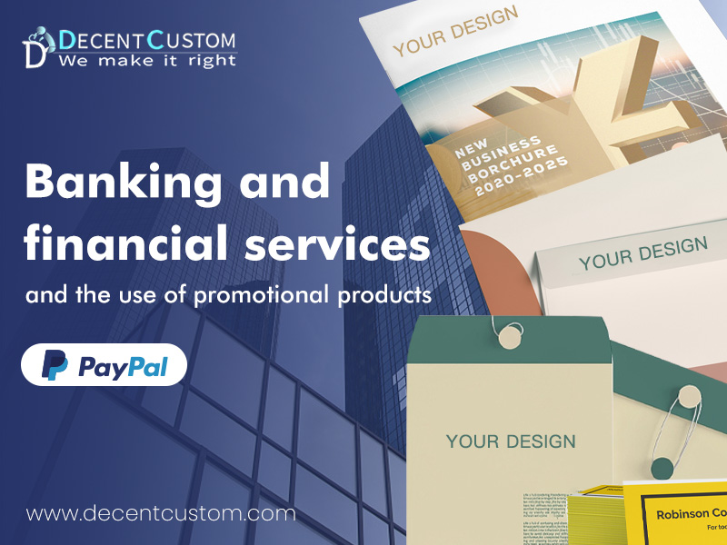 Banking and financial services and the use of promotional products