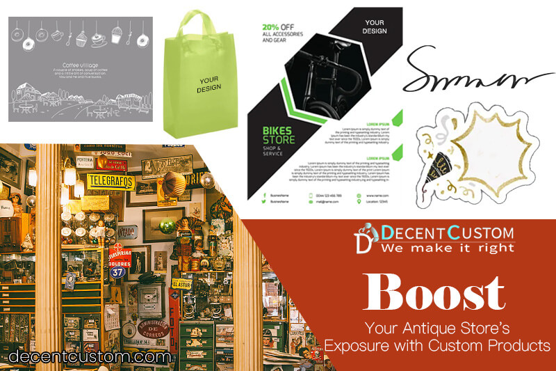 Boost Your Antique Store's Exposure with Custom Products
