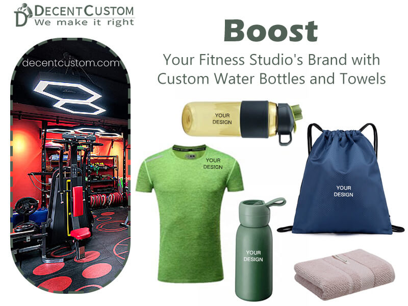 Boost Your Fitness Studio's Brand with Custom Water Bottles and Towels