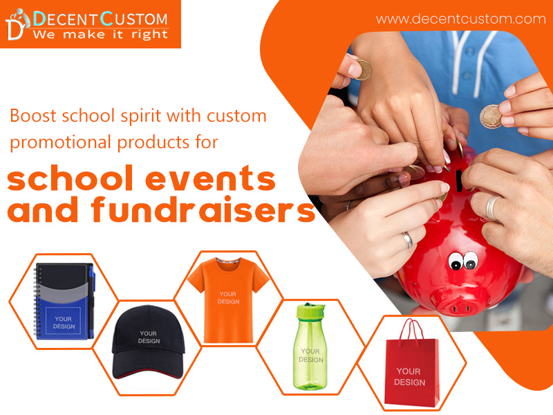Boost school spirit with custom promotional products for school events and fundraisers