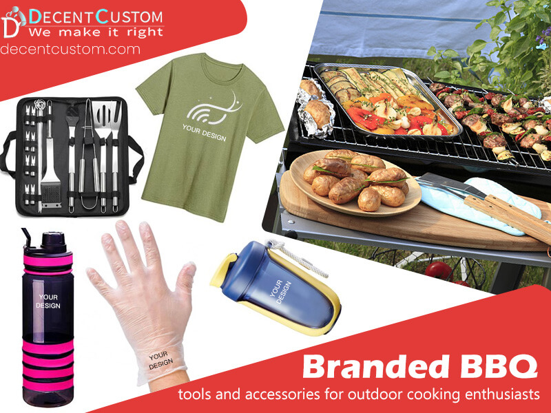 Branded BBQ tools and accessories for outdoor cooking enthusiasts