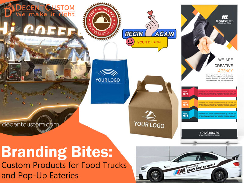 Branding  Bites: Custom Products for Food Trucks and Pop-Up Eateries