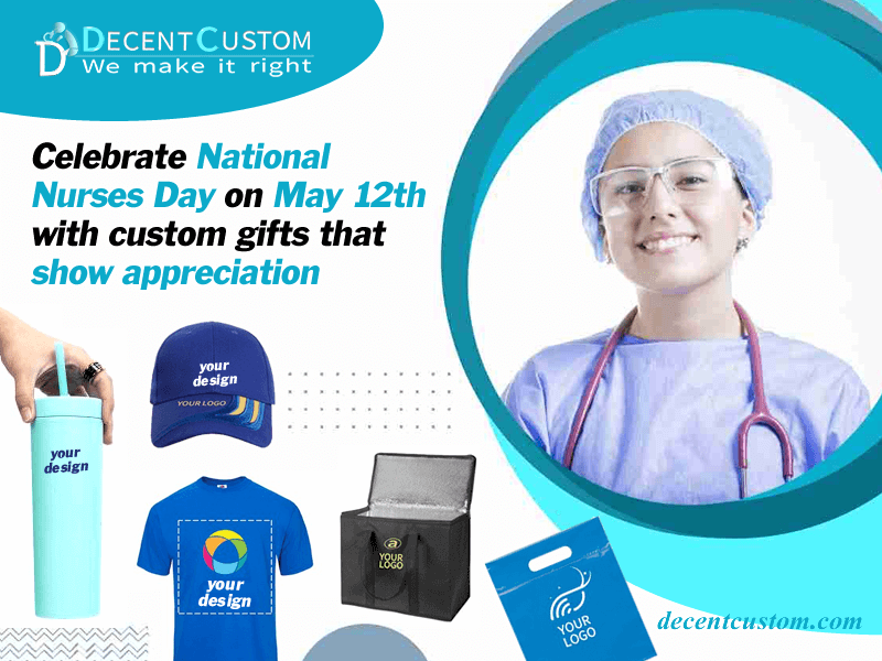 Celebrate National Nurses Day on May 12th with custom gifts that show appreciation for our healthcare heroes