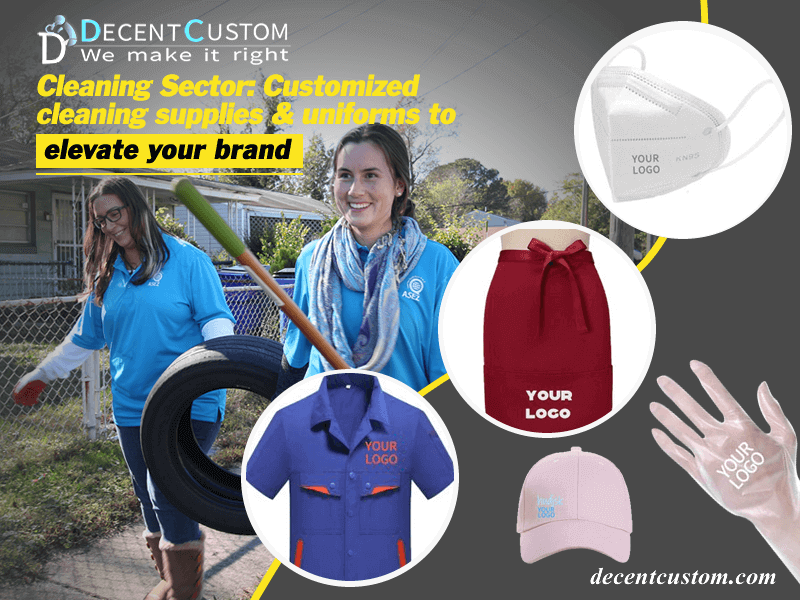 Cleaning Sector: Customized cleaning supplies & uniforms to elevate your brand