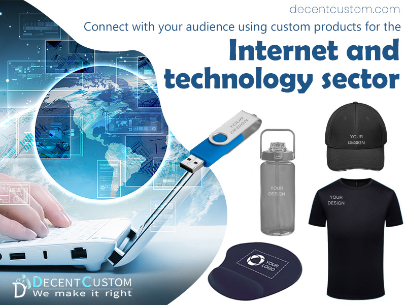 Connect with your audience using custom promotional products for the internet and technology sector
