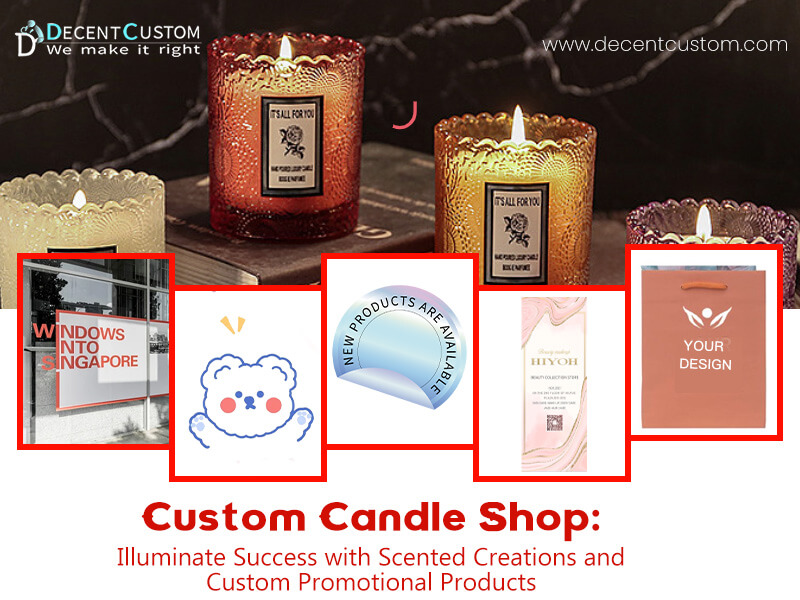 Custom Candle Shop: Illuminate Success with Scented Creations and Custom Promotional Products