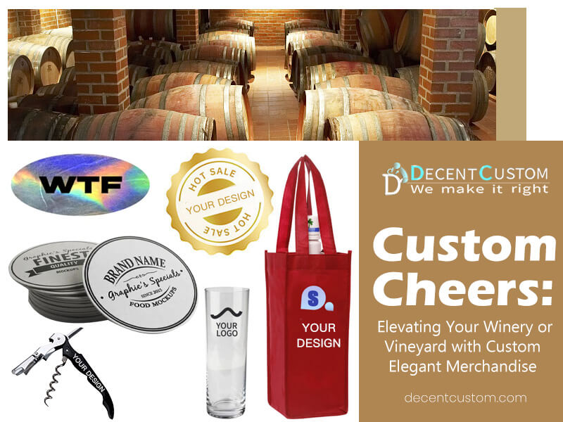Custom Cheers: Elevating Your Winery or Vineyard with Custom Elegant Merchandise