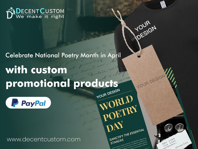 Custom Promotional Products for National Poetry Month Celebrations