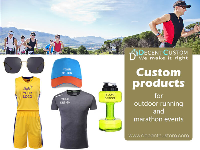 Custom promotional products for outdoor running and marathon events