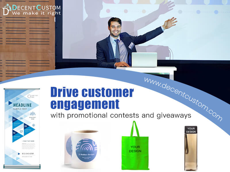 Drive customer engagement with promotional contests and giveaways
