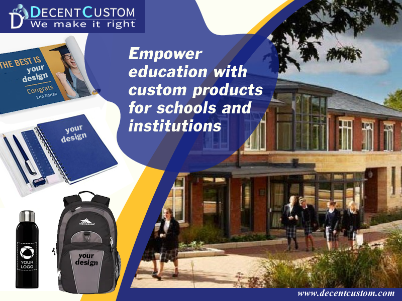 Empower education with custom promotional products for schools and institutions