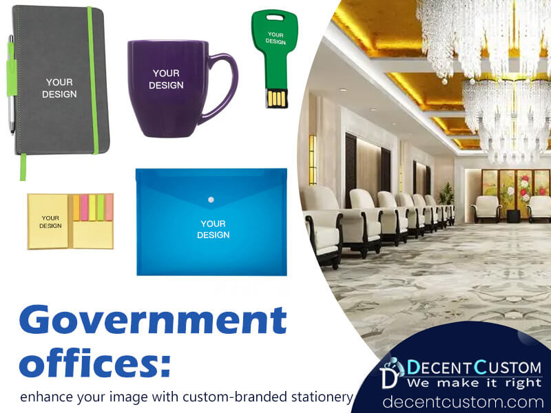 Government offices: enhance your image with custom branded stationery