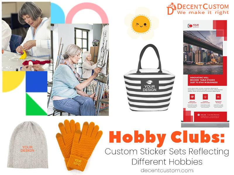 Hobby Clubs: Custom Sticker Sets Reflecting Different Hobbies