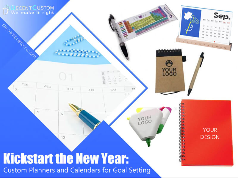 Kickstart  the New Year: Custom Planners and Calendars for Goal Setting