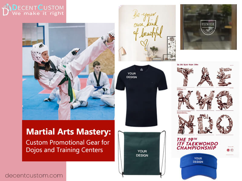 Martial Arts Mastery: Custom Promotional Gear for Dojos and Training Centers