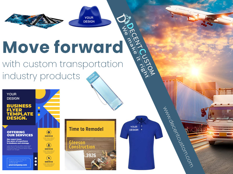 Move forward with custom transportation industry promotional products