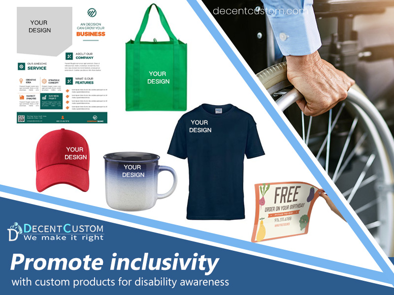 Promote inclusivity with custom promotional products for disability awareness and accessibility initiatives