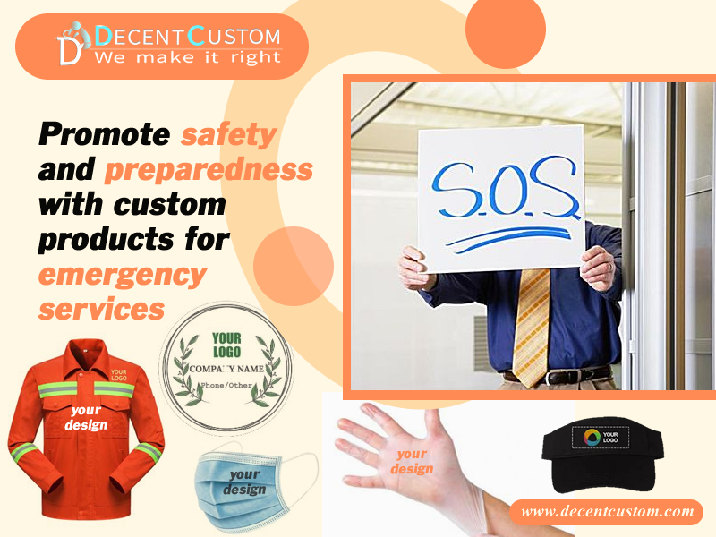 Promote safety and preparedness with custom promotional products for emergency services and first responders