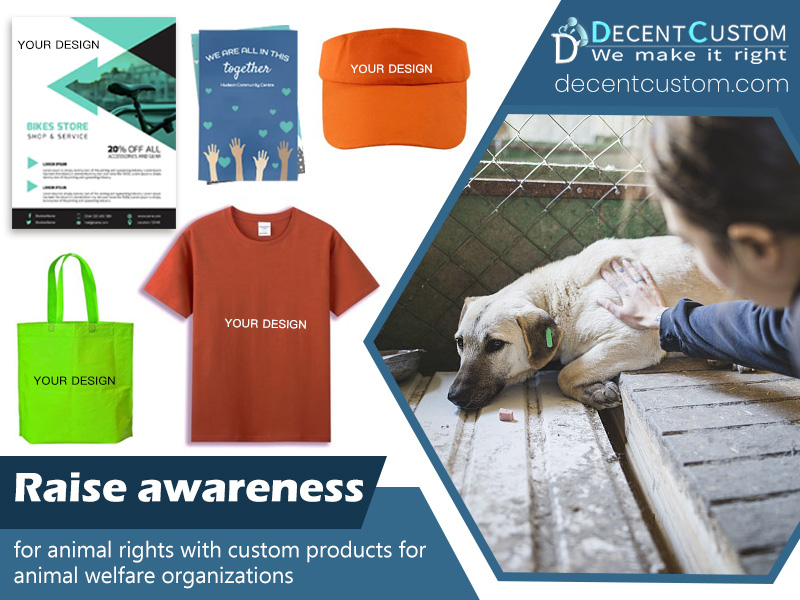 Raise awareness for animal rights with custom promotional products for animal welfare organizations