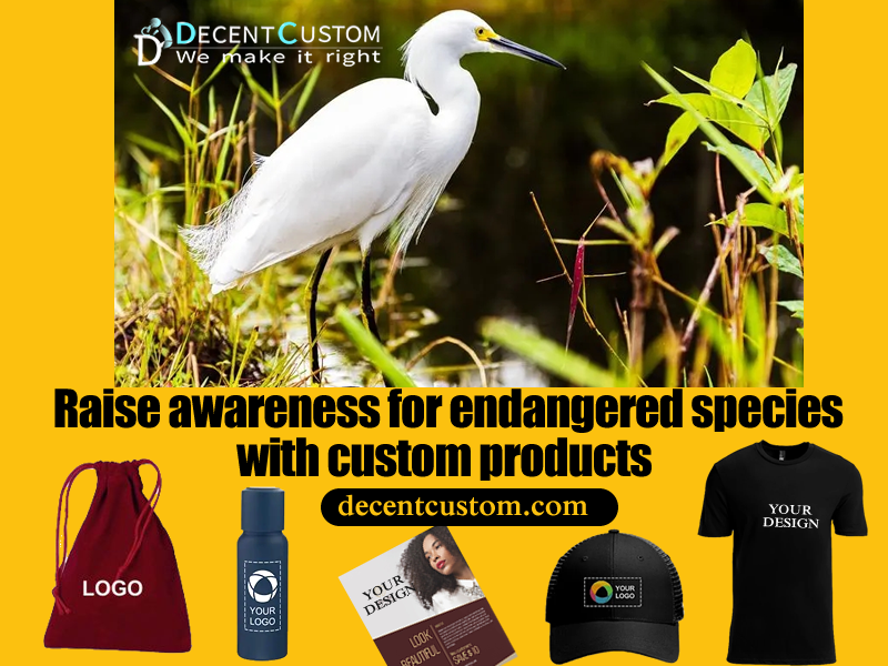 Raise awareness for endangered species with custom promotional products for wildlife conservation efforts
