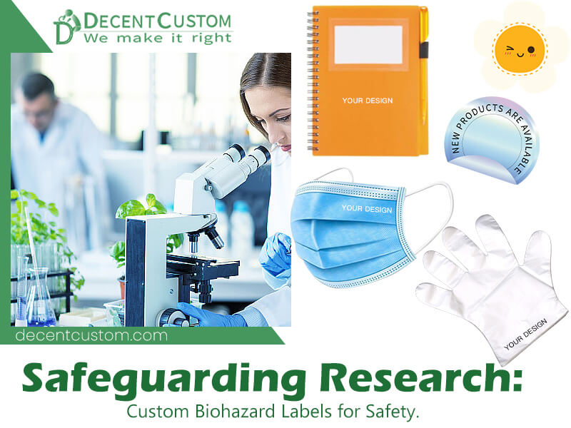 Safeguarding Research: Custom Biohazard Labels for Safety.