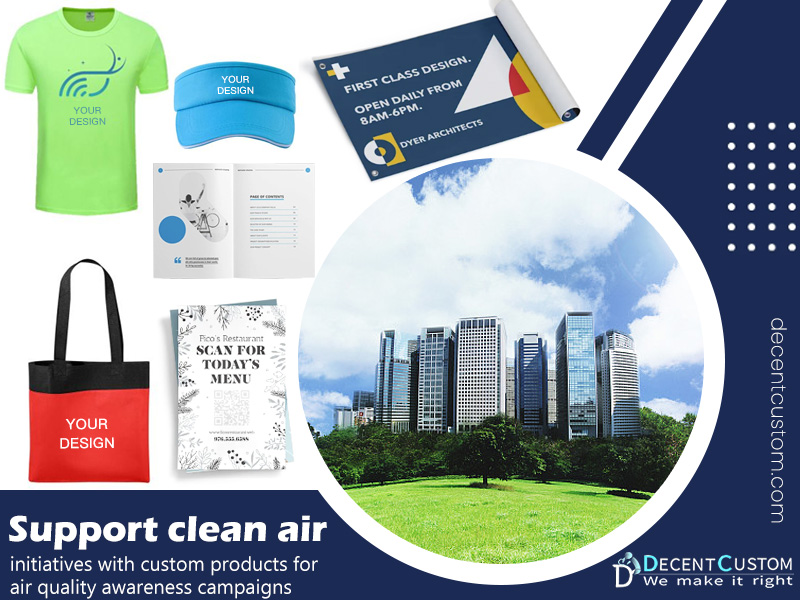 Support clean air initiatives with custom promotional products for air quality awareness campaigns