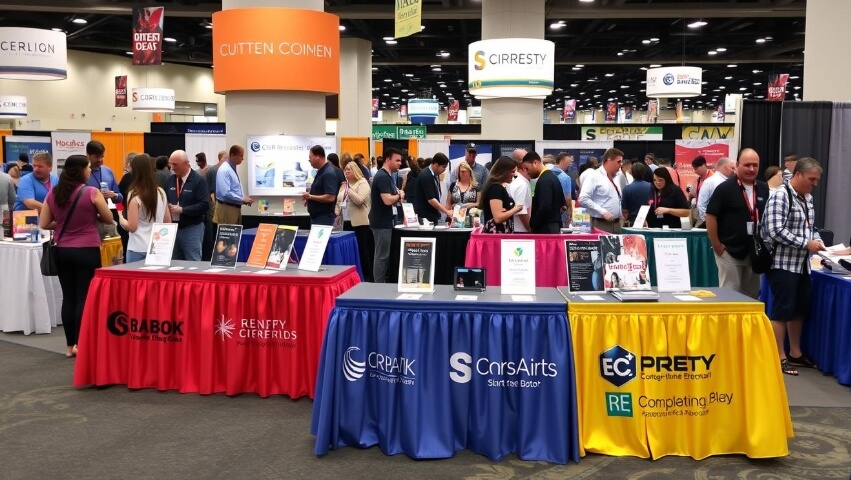 Why Every Business Needs Custom Table Skirts for Events and Exhibitions